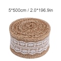 Miniatyrbild 1 av 2: 2 rullar 5m vacker linnespetsrullband hem jul bröllop DIY tillbehör typ E