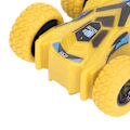 Miniatyrbild 4 av 8: Dubbelsidig Pull Back Bil Friktionsdriven 4 Stora Däck 360 Grader Roterande Mini Flips Inertia Stunt Bil Gul
