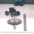 Miniatyrbild 8 av 8: Gear Center Slider Drivaxel Kit 57T Ersättningstillbehör För ARRMA 1/10 4 X 4 Vorteks RC Bil Djupblå