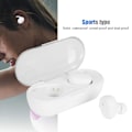 Miniatyrbild 7 av 9: TWS4 Sport Trådlösa Bluetooth 5.0 EDR Hörlurar Touch Öronproppar Twins med Laddningsfodral (Vit)