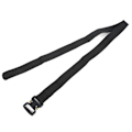 Miniatyrbild 2 av 2: Utomhus multifunktionell militär träningsbälte nylon spänne bälte strap män midjeband 3.8x125cm(svart )