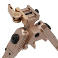 Miniatyrbild 3 av 8: Aluminiumlegering Skytte Bipod Teleskopisk Snabbfäste Bipod för Utomhusjakt Skytte Guld