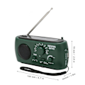 Miniatyrbild 6 av 8: Handvevradio Portabel Praktisk LED-ficklampa Utomhus Multi Band AM/FM/SW Sol Handvev Väderradio