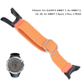 Miniatyrbild 7 av 8: Vävd Nylon Klockarmband Tvättbart Justerbar Storlek Snabbkoppling Klockarmband för Suunto Ambit 1 2 2S 2R 3 Sport 3 Peak Orange