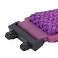 Miniatyrbild 7 av 8: Nylonvävd Klockarmband DIY Installation Vävt Klockarmband Mjukt Hudvänligt Tvättbart Justerbart Klockarmband för Amazfit Active Edge A2212 Violett