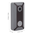 Miniatyrbild 1 av 2: 720P intelligent trådlös WiFi dörrklocka video intercom dörrklocka realtidsvisning