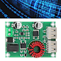 Miniatyrbild 1 av 8: Dubbel USB-utgång Buck-modul Spänningsomvandlare Reducerare Regulator Reduceringskort XHM224