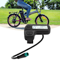 Miniatyrbild 1 av 8: Elektrisk cykel LCD-display Vattentät kontakt Data Display Meter 24V 36V 48V Universal för elcykel