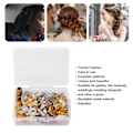 Miniatyrbild 3 av 8: Hår smycken ringar legering dreadlock fläta ringar klämmor för hårhänge accessoarer