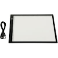 Miniatyrbild 3 av 5: Ritbord med LED-ljus, LED-ritplatta, A4 ultratunn bärbar LED-ljusplatta, justerbar ljusstyrka, USB-driven
