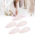 Miniatyrbild 1 av 8: 5 st franska kurvlinjaler 11,4 tum 11,8 tum 7 runda hål transparent plast mönstertillverkningslinjal för sömnad stickning hantverk