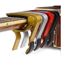 Miniatyrbild 1 av 6: 4 stycken Gitarrkapo av Aluminium, Universal, Akustisk och Klassisk Elektrisk Gitarr, Bas, Banjo, Violin, Mandolin, Ukulele Alla Typer Lättviktig