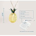 Miniatyrbild 2 av 7: 15ft 30 LED Ananas Ljusslinga, Fe Ljusslinga Batteridriven för Uteplats Hem Bröllop Fest Sovrum Födelsedag Dekoration