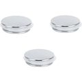 Miniatyrbild 1 av 5: 3 st tvättställ avlopp ventil diskbänk propp avlopp propp badkar propp för avlopp diameter 38mm tvättställ och badkar, silver