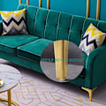 Miniatyrbild 4 av 7: Triangulära metalliska sofaben Triangel möbelben soffbordben metall Triangel möbelben DIY metall möbelben för skåp soffa stol