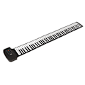 Miniatyrbild 3 av 8: Roll Up Piano 88 Tangenter Enkel Horn Bluetooth MIDI-funktion Flexibelt Rollpiano med Extern Ton 100‑240V