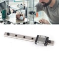Miniatyrbild 1 av 8: Linjärstyrning med hög precision Stabil Robust Hållbar Liten Lättviktslinjär Glidstyrning för CNC DIY Projekt 150mm