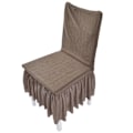 Miniatyrbild 4 av 7: Stolsöverdrag Elegant Stil Hög Elasticitet Glansig Känsla Bred Användning Hållbar Polyesterfiber Spandex Stolsöverdrag Typ A