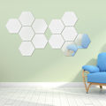 Miniatyrbild 5 av 8: Hexagon Dekorativa Akustikpaneler, Självhäftande Akustikpanel för Mångsidig Ljudisolering, Högdensitets Ljudisolerande Vaddering för Hem &
