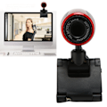 Miniatyrbild 1 av 8: USB2.0 med mikrofon HD webbkamera webbkamera 360 grader för dator PC bärbar dator för Skype / MSN
