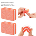 Miniatyrbild 7 av 8: 30 st Mini Nagelbuffer Professionell Bärbar Hemmasalong Nagelbuffer Slipblock Manikyrverktyg Orange