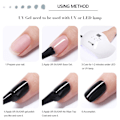 Miniatyrbild 4 av 5: 10pcs/set Gel Nail Polish Set Neon Red Glitter Semi Permanent Gel Varnish Soak Off Uv Led Nails All For Manicure