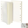Miniatyrbild 1 av 7: 2-pack A5-påfyllningar, linjerat papper - 90 ark A5-påfyllningsblock för A5-dagbok, 8,3 x 5,6 tum lösbladspåfyllningsbara planeringsinsatser A5-papper, A5-linjerat