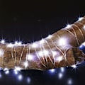 Miniatyrbild 5 av 5: Lysslingor, batteridrivna 50 LED Micro Silver Cable String Lights, vattentät utomhus dekorativ belysning för julbröllop fester rum