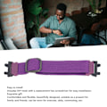 Miniatyrbild 3 av 8: Nylonvävd Klockarmband DIY Installation Vävt Klockarmband Mjukt Hudvänligt Tvättbart Justerbart Klockarmband för Amazfit Active Edge A2212 Violett