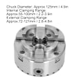 Miniatyrbild 6 av 8: Drejbank Chuck 4-käft Självcentrerande 40CR Verktygssats för Vanlig Vändning Slipning Fräsning KP125