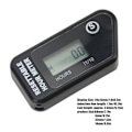 Miniatyrbild 6 av 8: Motorcykel Digital Varvräknare Timräknare LCD-Display Timer IP68 Vattentät Induktionstyp för Bensinmotor