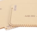 Miniatyrbild 1 av 8: 2 st transparenta akrylmallar för kortpaket, transparenta handgjorda hantverksverktyg i läder AAB-392