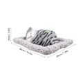 Miniatyrbild 6 av 8: Simulerad sovande kattdocka söt realistisk mjau ljud djur plyschleksak dekoration med aktivt kolpåse simulerad sovande katt