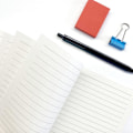 Miniatyrbild 5 av 6: 2-pack College Ruled Notebook, Mjukt gult omslag Spiral Notebook, Memo Notepad Skissbok, Studenter Kontor Affärsdagbok Spiralbok Journal, 100