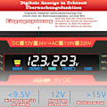 Miniatyrbild 3 av 5: Spänningsomvandlare 6000/8000W 12V-230V växelriktare växelriktare med 2 USB EU; ren sinus 2 USB spänningsomvandlare 8000W/4000W växelriktare 12V