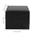 Miniatyrbild 8 av 8: Elegant Klockbox, Lyxig Displayfodral med Mjuk Vaddering, Vattentålig P.U. Läder Smyckesförvaring för Klockor och Andra Värdefulla Föremål,