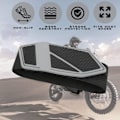Miniatyrbild 7 av 8: Svart Motorcykelväxelskydd Tåskydd Halkskyddande Skoskydd Universal för Motorcykeltillbehör