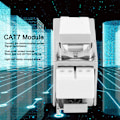 Miniatyrbild 6 av 7: CAT7 Modul Nätverk 90 Grader Gigabit Ingen Stanskabelverktyg Shielded RJ45 Informationsmodul