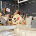 Miniatyrbild 4 av 8: Köksorganisatör i furu, mångsidig diskställ för tallrikar skärbrädor koppar grytlock, enkel montering lättviktsdesign för kompakt