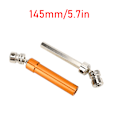 Miniatyrbild 1 av 2: 100mm Aluminium Alloy Justerbar Hex Drivaxel Tillbehör för 1/10 Crawler RC Bilorange