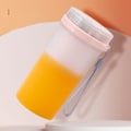 Miniatyrbild 6 av 8: Elektrisk Juicer Kopp 300ml Handhållen Bärbar USB Laddningsbar 6 Rostfritt Stål Skärare Juicepress Blender Kopp