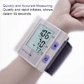 Miniatyrbild 7 av 8: Blodtrycksmätare Digital Hjärtfrekvens Tonometer Handledssfygmomanometer Hälsovård
