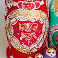 Miniatyrbild 4 av 5: Rysk Matryoshka-docka, 10 delar set ryska dockor, trä