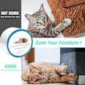 Miniatyrbild 5 av 9: Katt Anti-Scratch Träningstape, 100mm*30 Yards, Kattmöbelskyddsplatta, Transparent Dubbelsidig Katt Soffa Skyddsplatta, Katt tasstejp för Katt