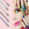Miniatyrbild 5 av 5: 5 st Nail Art Skulptur Penna Dubbelspetsad Silikon Spikverktyg Strass Nagellack Snidning Penna Gummi Spets Nagelborstar