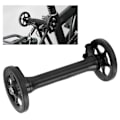 Miniatyrbild 1 av 8: Enkel hjulförlängningsstång med hög hållfasthet, lättviktig teleskopisk hopfällbar cykeltillsats för Brompton 3sixtyBlack