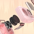 Miniatyrbild 5 av 8: Söt retro Bluetooth-högtalare Mini Resväska Mini Högtalare Kreativ Vintage Liten Högtalare Rosa
