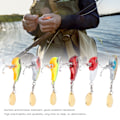 Miniatyrbild 8 av 8: Metall Mini VIB med sked fiskedrag 13g Pin Crank Bait Vibration Sjunkande bete Jigging