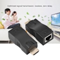 Miniatyrbild 7 av 8: 2x HDMI 30m till RJ45 nätverkskabel förlängare omvandlare repeater över CAT-5e CAT6