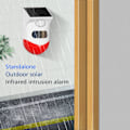 Miniatyrbild 2 av 8: [通拓商品] Soldriven Trådlös Oberoende Infraröd Rörelsesensor Detektor Stroboskop Siren 120dB Alarm Vattentät PIR-sensor